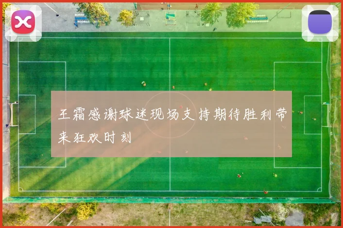 王霜感谢球迷现场支持期待胜利带来狂欢时刻